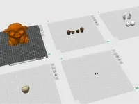 parts 5plate 5color NOAMS 0.2mm layer, 2 walls, 10% infill