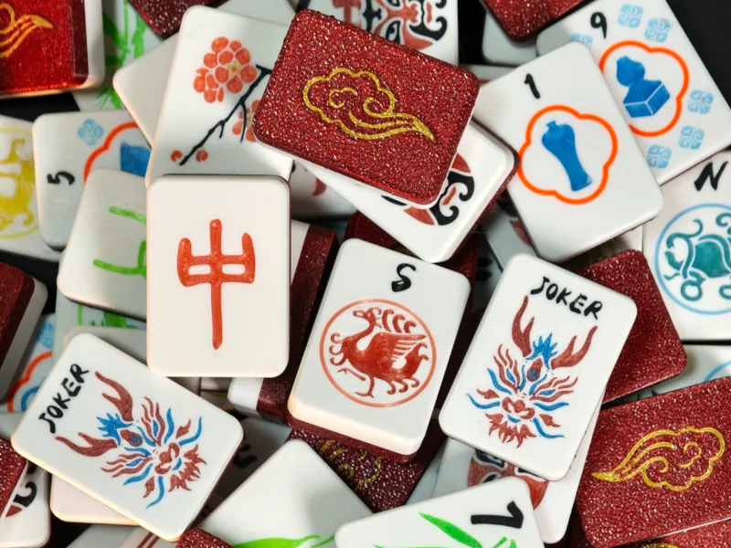 Chinese Opera & Porcelain Mahjong