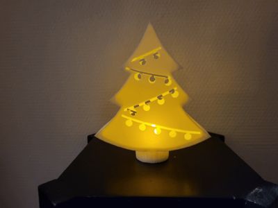 Christmas Tree Led Tealight (Balls Pattern)