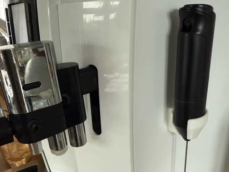 Milk Frother Holder for a Coffee machine