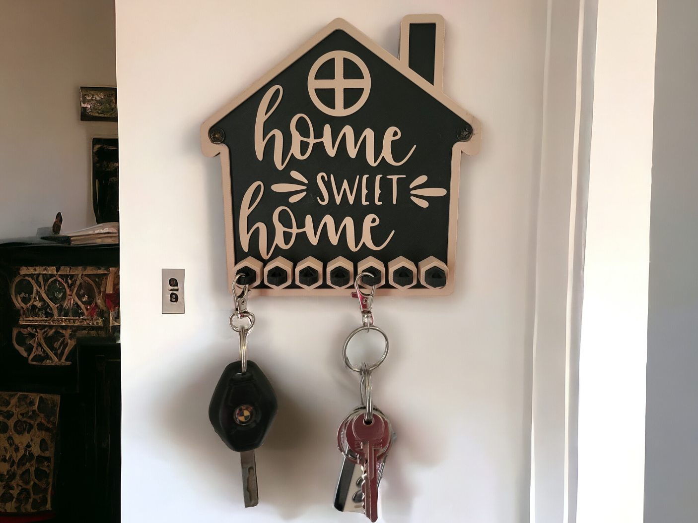 Porte-clés mural Home sweet Home