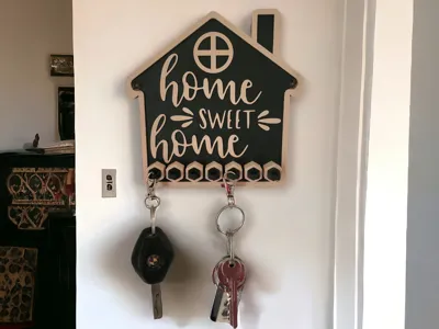 Home Sweet Home Wall Key Holder