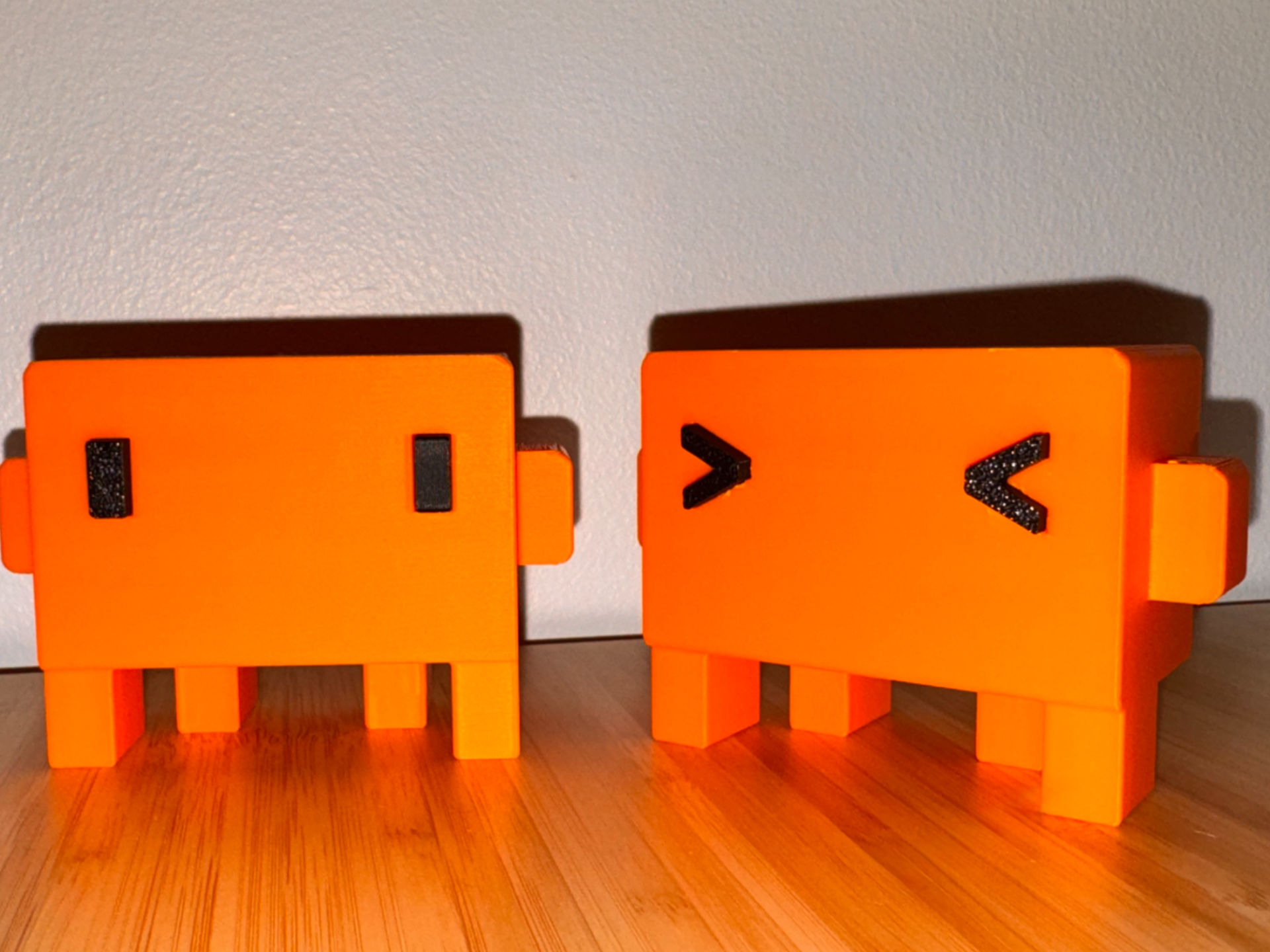 Claude Code Mascot Mini Figurines Duo