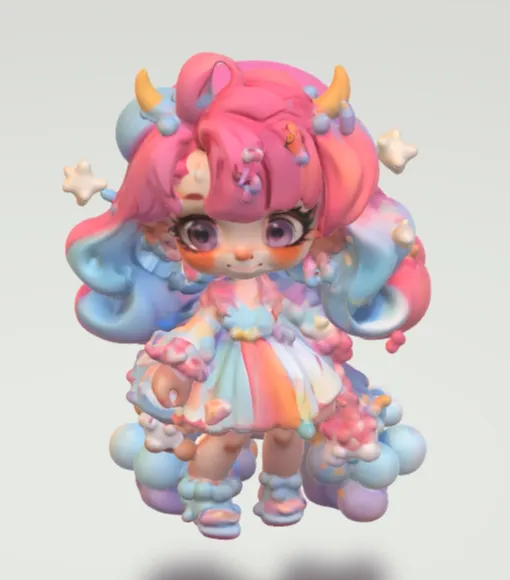 精致小女孩 