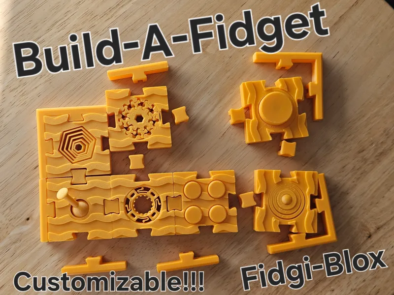 Fidgi-Blox Build A Fidget Customizable Fidget toy 