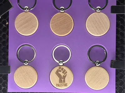 Laser-cut Keychain Template