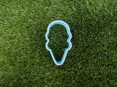 Double Scoop Ice Cream Cookie Cutter