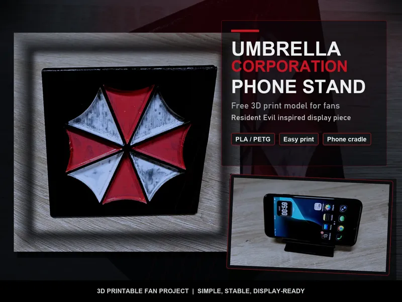 Resident Evil - Umbrella Corporation Phone Stand