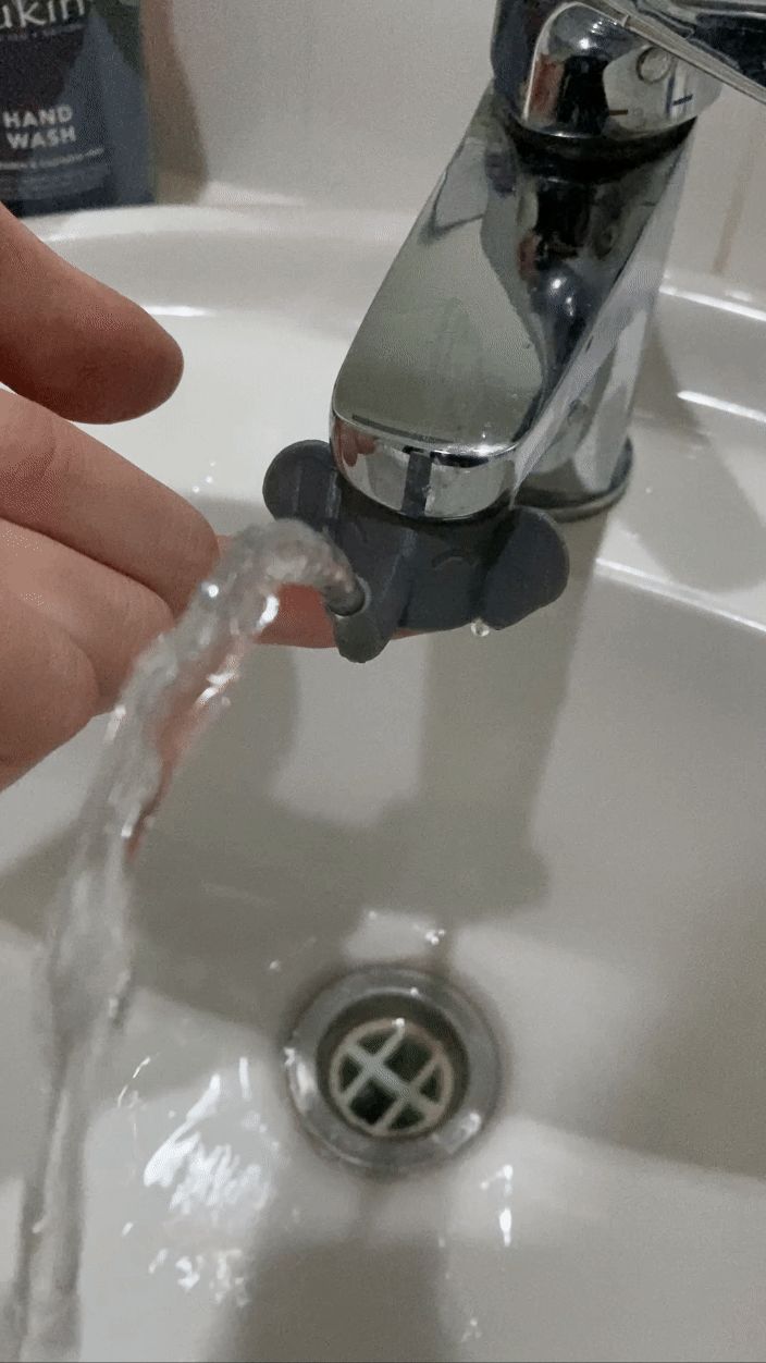 Elephant water fountain attachment