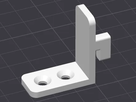 Under-Desk Skadis Board Holder