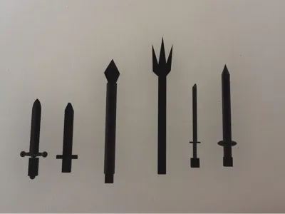Weapons pack for Ragdoll Dummy
