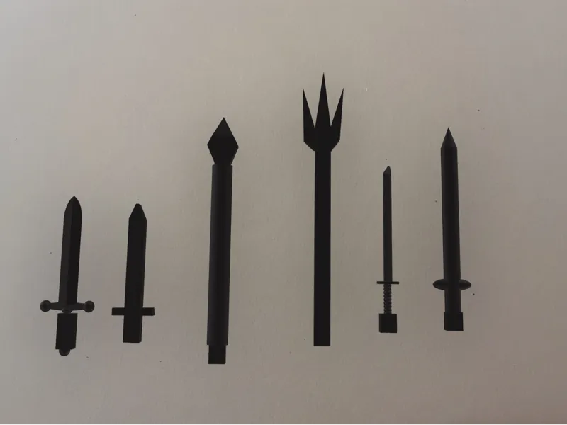 Weapons pack for Ragdoll Dummy