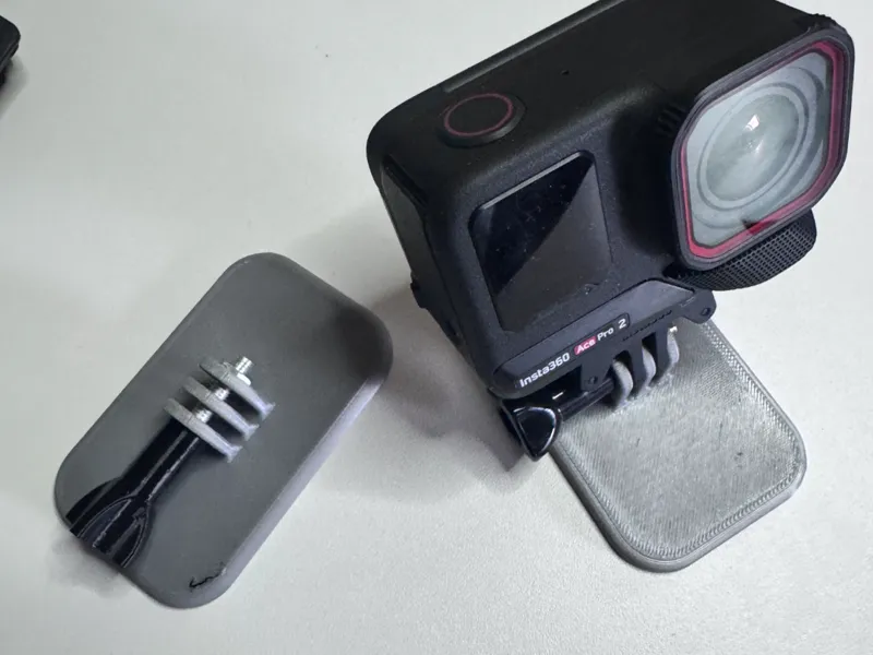 Magnetic GoPro Mount Set Vertical+Horizontal