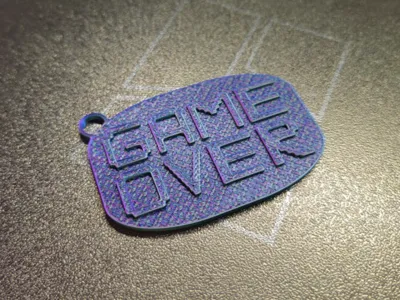GAME OVER Keychain
