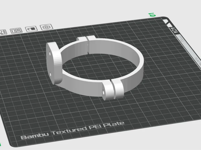 Downpipe holder for eufy Camera S330
