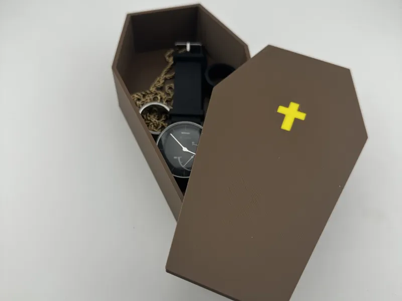 Halloween Jewelry Box - Coffin Container