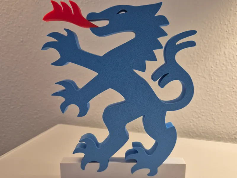 Der Panther, das Wappentier von Ingolstadt.
