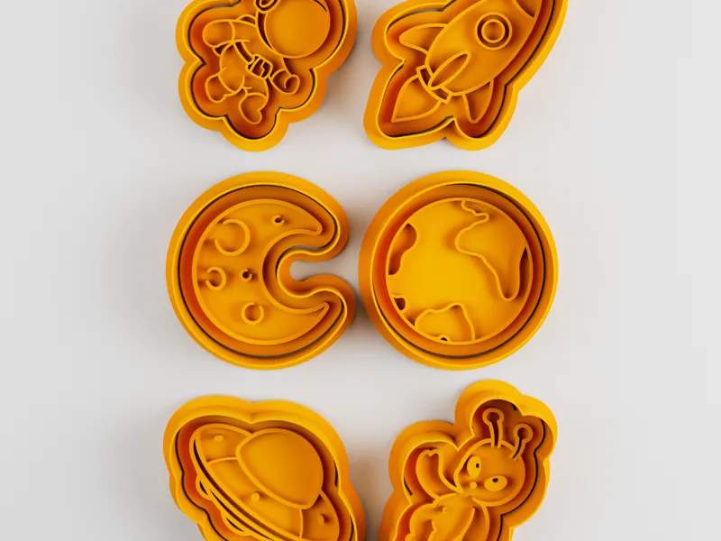 Outer Space Cookie Cutter Set
