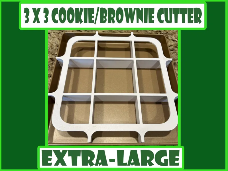 Variety of Sizes_Extra-Large Cookie/Brownie Cutter
