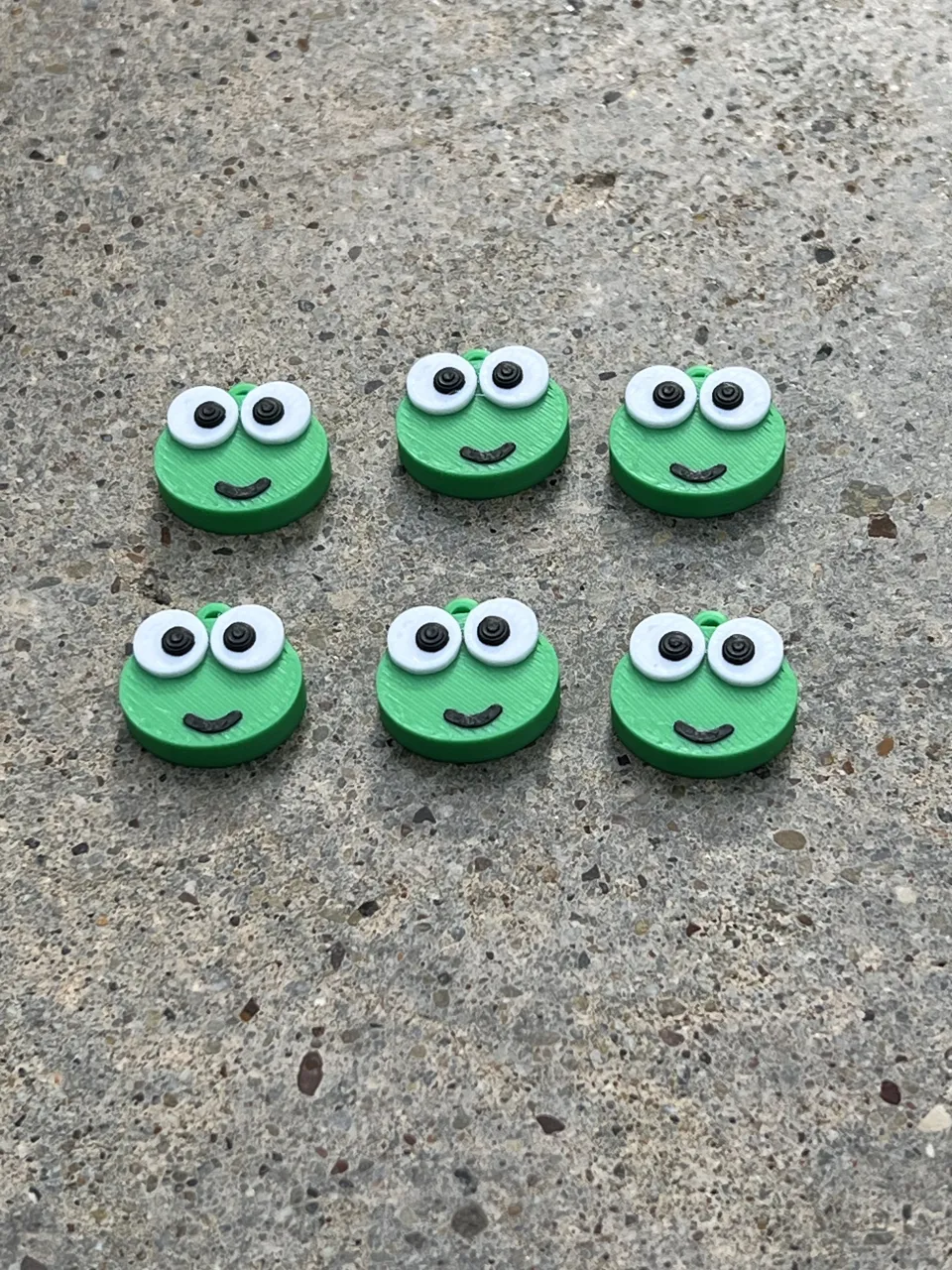 Cute Frog Charms for Jewelry Earrings Quick Print view 3