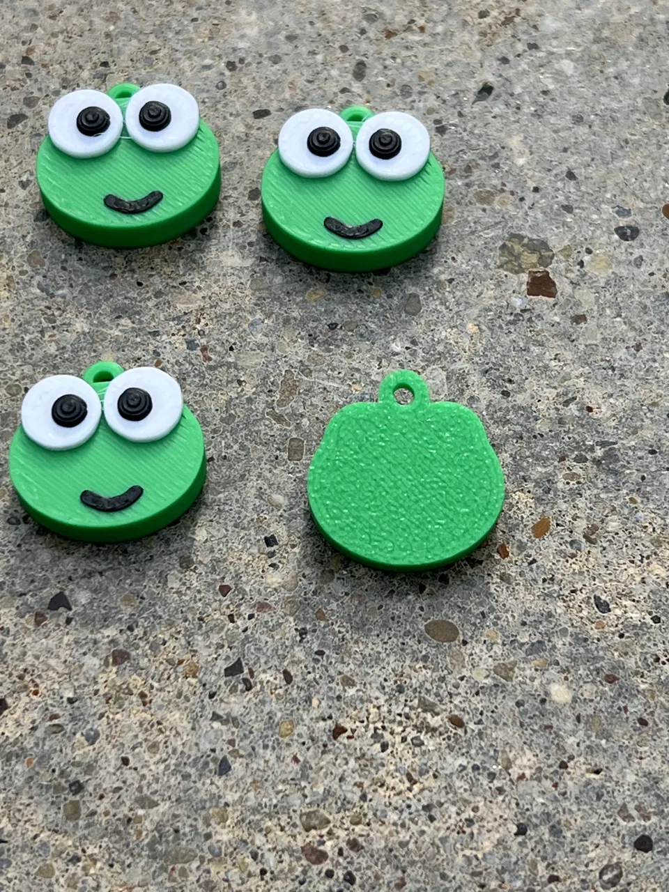 Cute Frog Charms for Jewelry Earrings Quick Print view 4