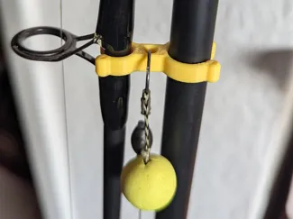 fishing rod holder clips - 2 versions parametic