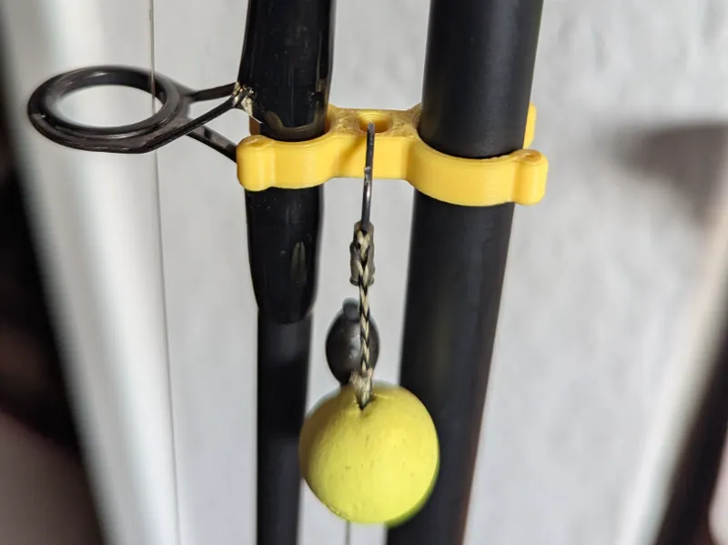 fishing rod holder clips - 2 versions parametic