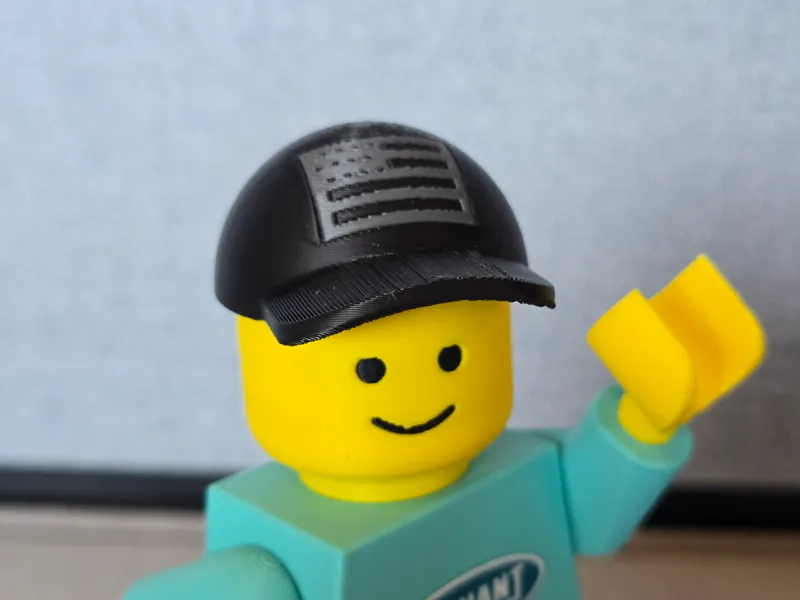 Brick Man American Flag Hat