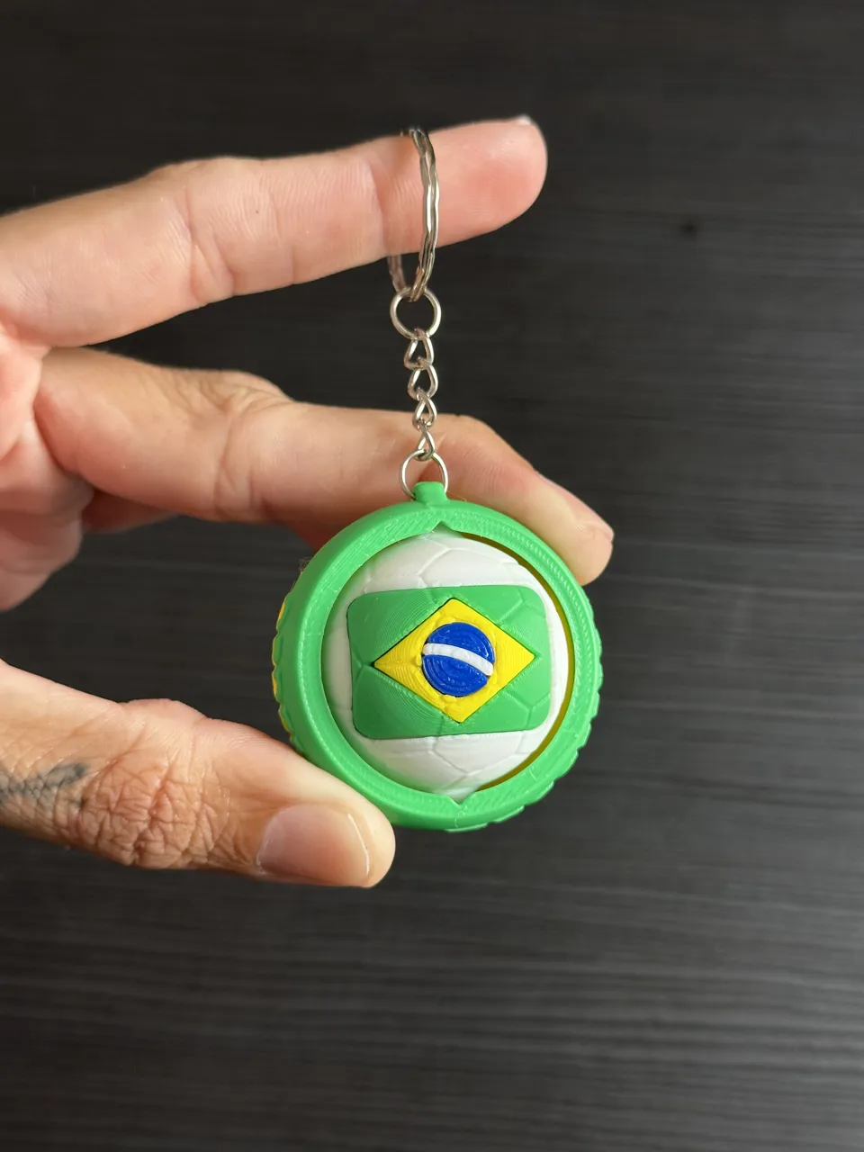 CHAVEIRO GIRATORIO BRASIL MULTICOR view 3