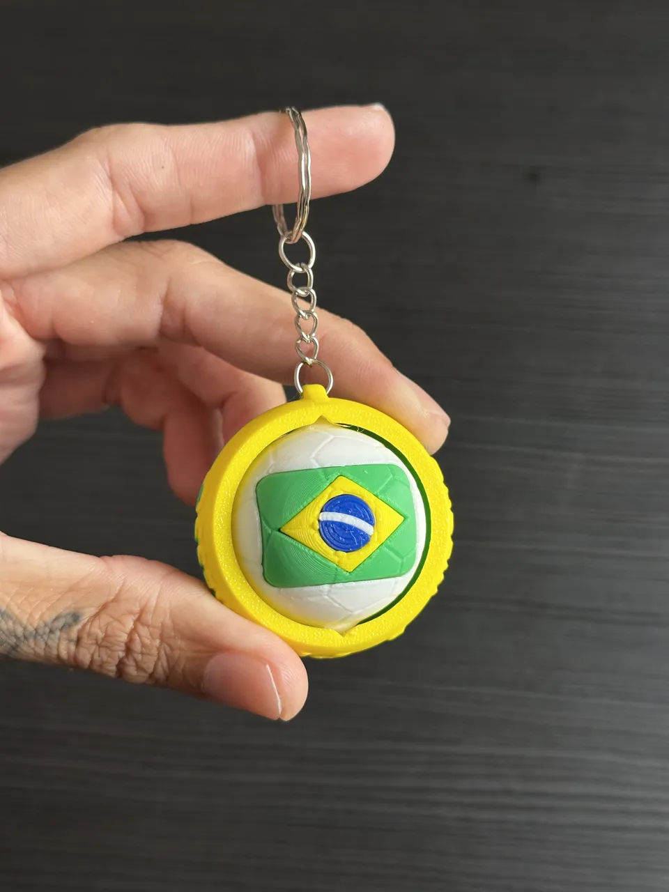 CHAVEIRO GIRATORIO BRASIL MULTICOR view 4