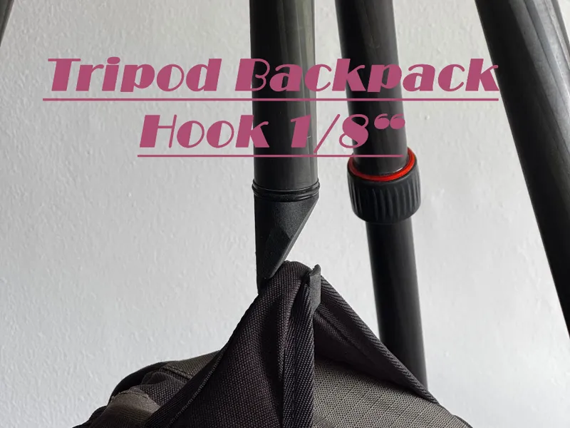 Camera Backpack-Hook for 1/8" tripod 