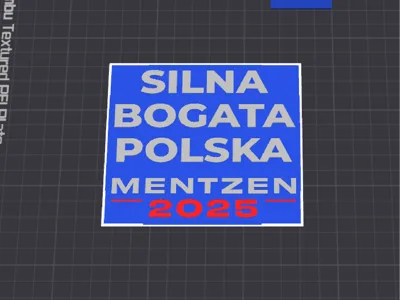 Mentzen 2025 Car Badge 106mm