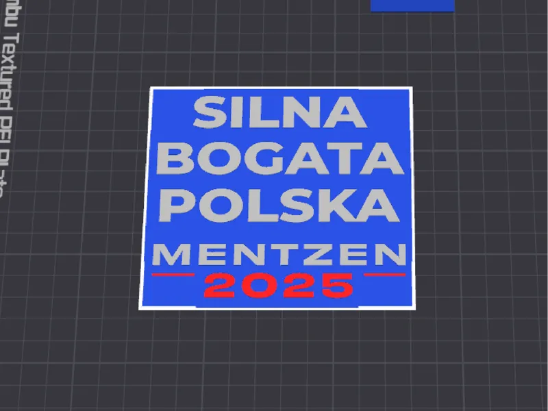 Mentzen 2025 Car Badge 106mm