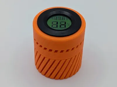 Bambu Filament Spool Desiccant Box and Hygrometer