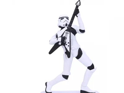 Storm Trooper Figure Playing Guitar
