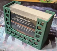 Version with honeycomb walls, saves filament