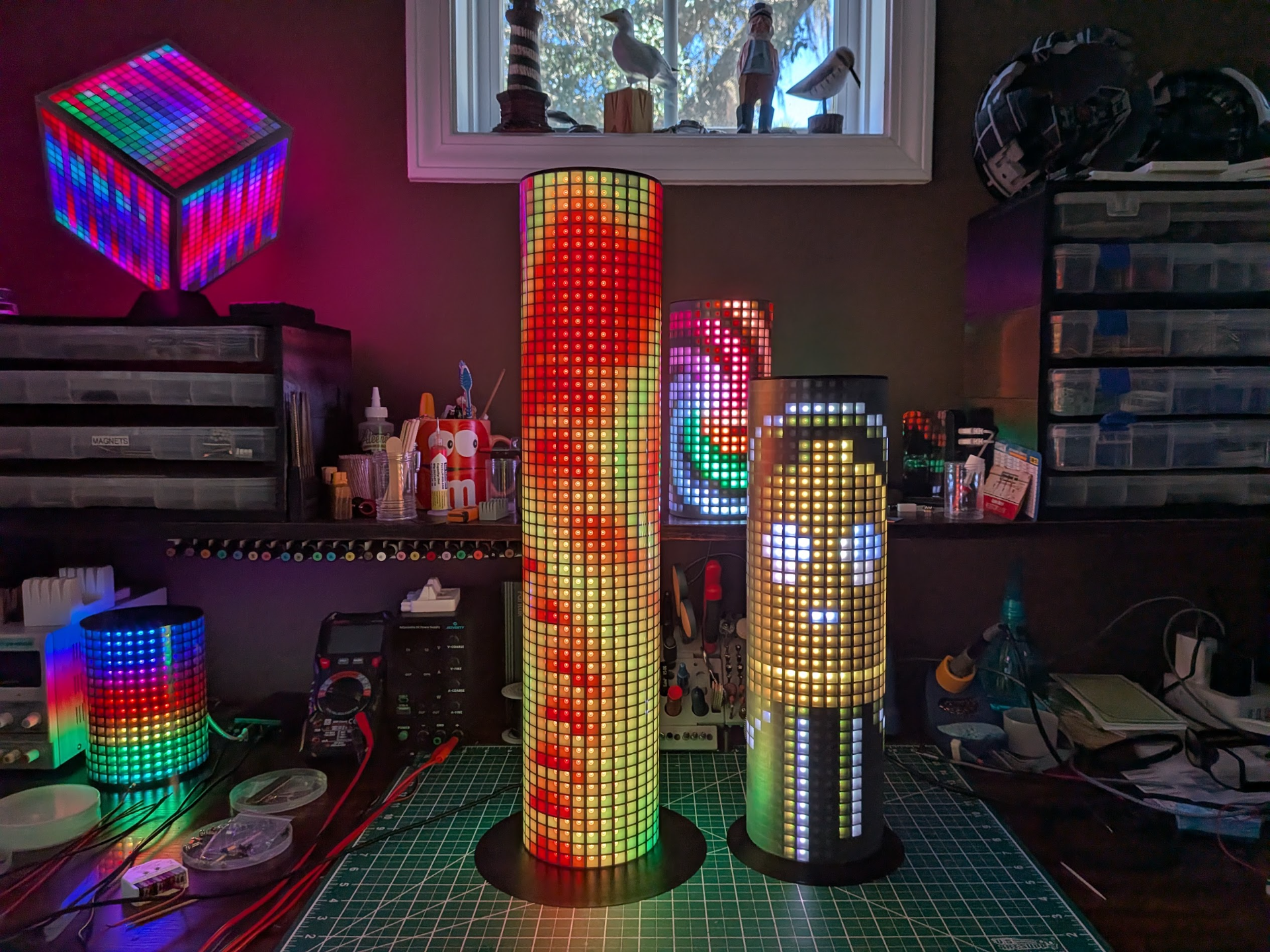 WLED RGB Cylinder V2 3D model