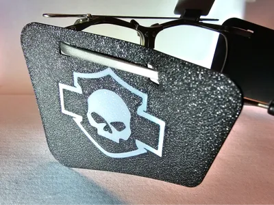 Side plates Harley for shooting glasses 