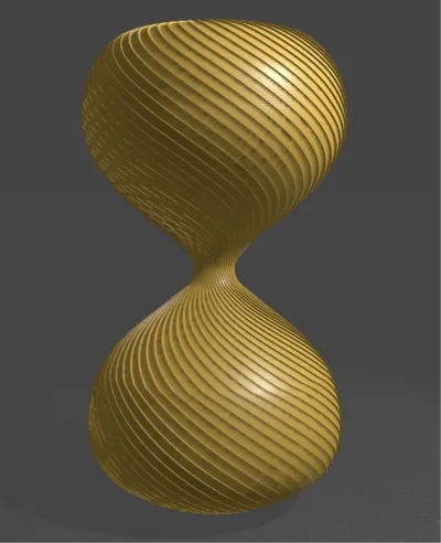 Hourglass of time