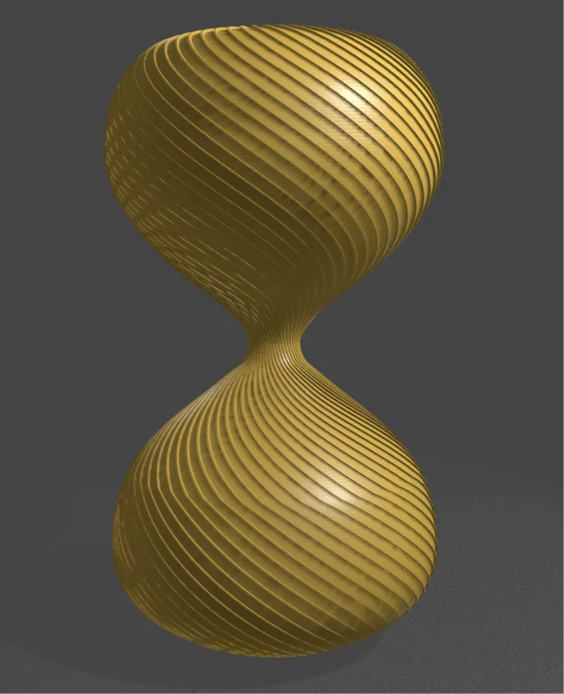 Hourglass of time