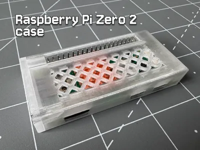 Raspberry Pi Zero 2 case with GPIO