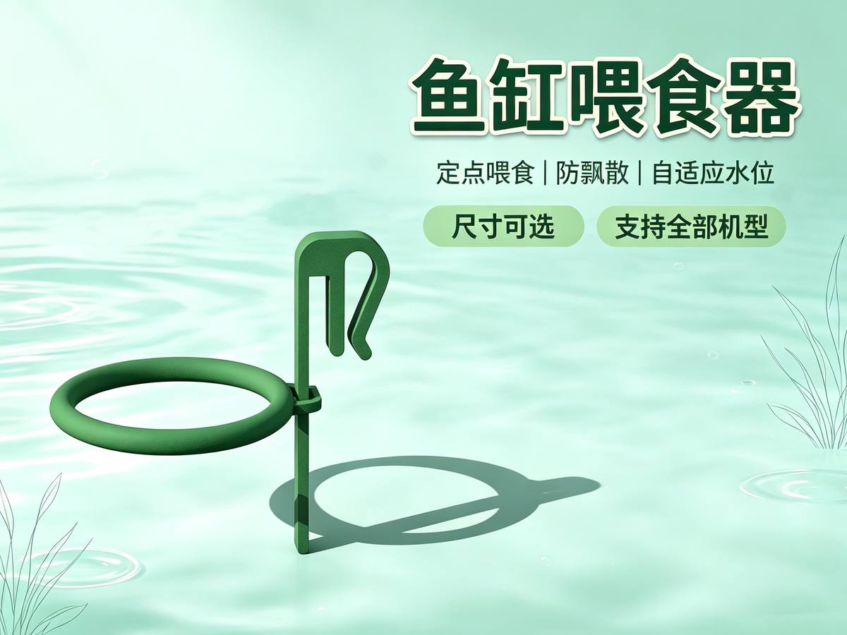 鱼缸喂食圈 | 38.6 克，57分4秒|支持拓竹全部机型，多尺寸 | 不伤鱼缸、水位自动跟随