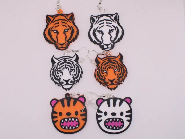 Tiger Earrings