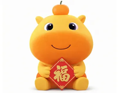 Capybara Lulu - Chinese Fortune