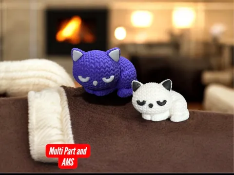 The Knitted Napping Cat