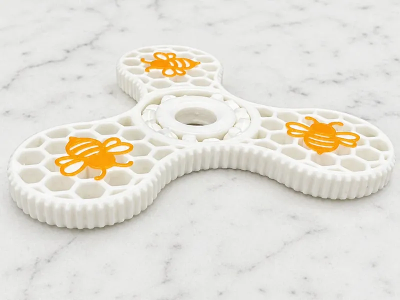 Bee and  Honeycomb Fidget Spinner