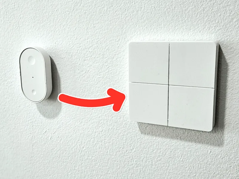 IKEA BILRESA to four button wall switch conversion
