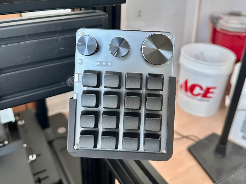 Sim Rig 16 Key Macropad Mount