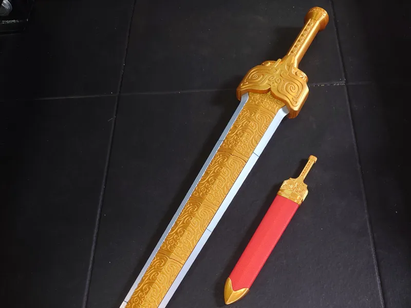 轩辕剑 95cm 无需ams分色分件（纹理还是参考桑纹锦盘了百年的版本）