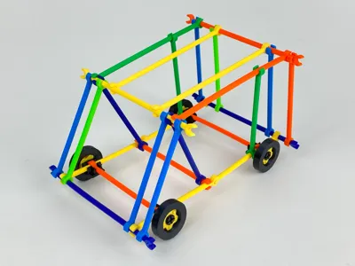 Build Bars STEM Vehicle Wheel Set for Cars & Truck
